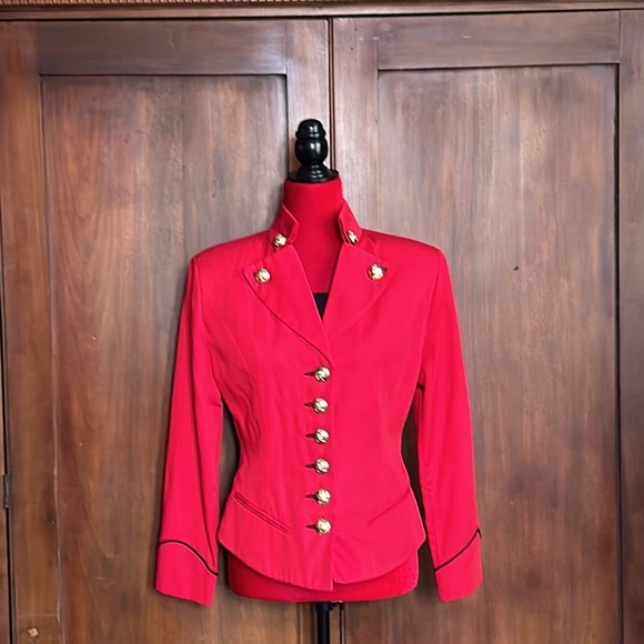 Vintage Christina Cardinal Red Jacket 7/8 - Picture 12 of 12
